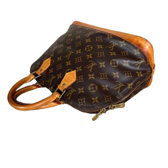 Authentic Louis Vuitton Satchel Bag Alma Monogram Used LV Handbag Vintage - Picture 3 of 11